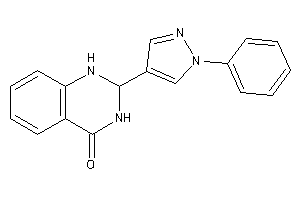 2-(1-phenylpyrazol-4-yl)-2,3-dihydro-1H-quinazolin-4-one