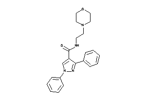 Image of N-(2-morpholinoethyl)-1,3-diphenyl-pyrazole-4-carboxamide