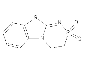 3,4-dihydro-[1,2,4]thiadiazino[3,4-b][1,3]benzothiazole 2,2-dioxide
