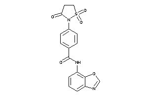 N-(1,3-benzoxazol-7-yl)-4-(1,1,3-triketo-1,2-thiazolidin-2-yl)benzamide