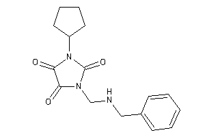 1-[(benzylamino)methyl]-3-cyclopentyl-imidazolidine-2,4,5-trione