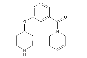 3,6-dihydro-2H-pyridin-1-yl-[3-(4-piperidyloxy)phenyl]methanone