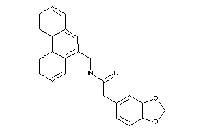 2-(1,3-benzodioxol-5-yl)-N-(9-phenanthrylmethyl)acetamide