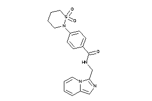 4-(1,1-diketothiazinan-2-yl)-N-(imidazo[1,5-a]pyridin-3-ylmethyl)benzamide