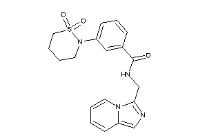 3-(1,1-diketothiazinan-2-yl)-N-(imidazo[1,5-a]pyridin-3-ylmethyl)benzamide