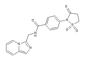 N-(imidazo[1,5-a]pyridin-3-ylmethyl)-4-(1,1,3-triketo-1,2-thiazolidin-2-yl)benzamide