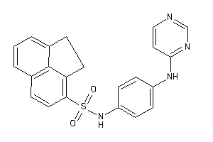 N-[4-(4-pyrimidylamino)phenyl]acenaphthene-3-sulfonamide