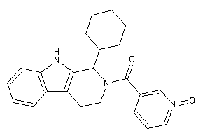 Image of (1-cyclohexyl-1,3,4,9-tetrahydro-$b-carbolin-2-yl)-(1-keto-3-pyridyl)methanone