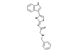 2-(benzylamino)-N-[4-(1H-indol-3-yl)-4-thiazolin-2-ylidene]acetamide