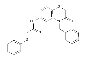 Image of N-(4-benzyl-3-keto-1,4-benzoxazin-6-yl)-2-phenoxy-acetamide