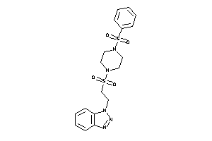 1-[2-(4-besylpiperazino)sulfonylethyl]benzotriazole