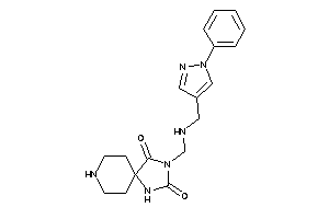 Image of 3-[[(1-phenylpyrazol-4-yl)methylamino]methyl]-1,3,8-triazaspiro[4.5]decane-2,4-quinone
