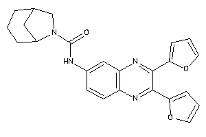 N-[2,3-bis(2-furyl)quinoxalin-6-yl]-6-azabicyclo[3.2.1]octane-6-carboxamide