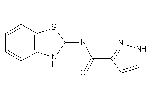 N-(3H-1,3-benzothiazol-2-ylidene)-1H-pyrazole-3-carboxamide