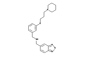 Benzofurazan-5-ylmethyl-[3-(3-piperidinopropoxy)benzyl]amine