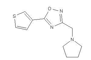3-(pyrrolidinomethyl)-5-(3-thienyl)-1,2,4-oxadiazole