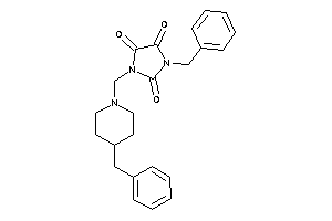 Image of 1-benzyl-3-[(4-benzylpiperidino)methyl]imidazolidine-2,4,5-trione