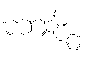 1-benzyl-3-(3,4-dihydro-1H-isoquinolin-2-ylmethyl)imidazolidine-2,4,5-trione