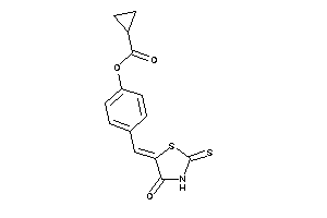 Cyclopropanecarboxylic Acid [4-[(4-keto-2-thioxo-thiazolidin-5-ylidene)methyl]phenyl] Ester