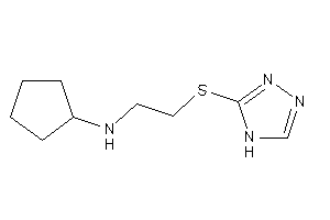 Cyclopentyl-[2-(4H-1,2,4-triazol-3-ylthio)ethyl]amine