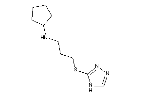 Cyclopentyl-[3-(4H-1,2,4-triazol-3-ylthio)propyl]amine