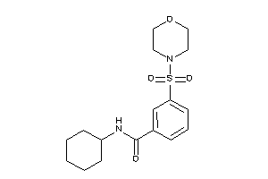 N-cyclohexyl-3-morpholinosulfonyl-benzamide