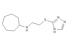 Cycloheptyl-[2-(4H-1,2,4-triazol-3-ylthio)ethyl]amine