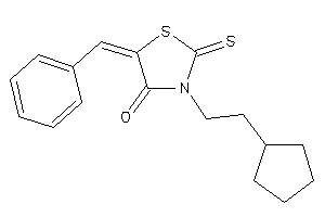 5-benzal-3-(2-cyclopentylethyl)-2-thioxo-thiazolidin-4-one