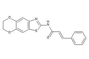 N-(6,7-dihydro-[1,4]dioxino[2,3-f][1,3]benzothiazol-2-yl)-3-phenyl-acrylamide
