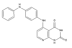 Image of 5-(4-anilinoanilino)-1H-pyrido[2,3-d]pyrimidine-2,4-quinone