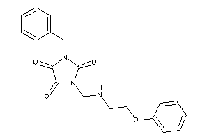 1-benzyl-3-[(2-phenoxyethylamino)methyl]imidazolidine-2,4,5-trione