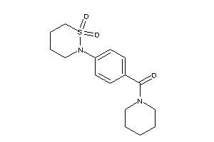 [4-(1,1-diketothiazinan-2-yl)phenyl]-piperidino-methanone