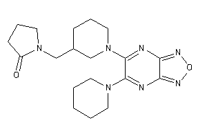 Image of 1-[[1-(5-piperidinofurazano[3,4-b]pyrazin-6-yl)-3-piperidyl]methyl]-2-pyrrolidone
