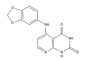 5-(1,3-benzodioxol-5-ylamino)-1H-pyrido[2,3-d]pyrimidine-2,4-quinone