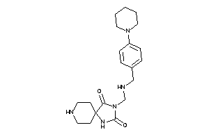 3-[[(4-piperidinobenzyl)amino]methyl]-1,3,8-triazaspiro[4.5]decane-2,4-quinone