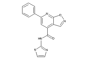 6-phenyl-N-thiazol-2-yl-isoxazolo[5,4-b]pyridine-4-carboxamide