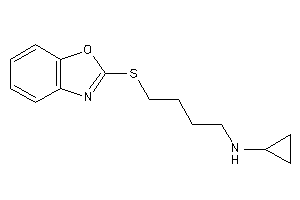 4-(1,3-benzoxazol-2-ylthio)butyl-cyclopropyl-amine