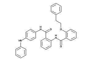 Image of N-(4-anilinophenyl)-2-[(2-phenethyloxybenzoyl)amino]benzamide
