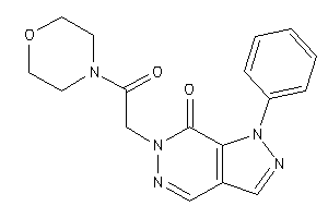 6-(2-keto-2-morpholino-ethyl)-1-phenyl-pyrazolo[3,4-d]pyridazin-7-one