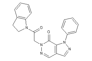 6-(2-indolin-1-yl-2-keto-ethyl)-1-phenyl-pyrazolo[3,4-d]pyridazin-7-one