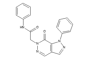 2-(7-keto-1-phenyl-pyrazolo[3,4-d]pyridazin-6-yl)-N-phenyl-acetamide
