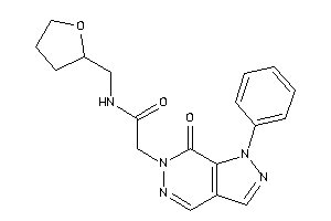 2-(7-keto-1-phenyl-pyrazolo[3,4-d]pyridazin-6-yl)-N-(tetrahydrofurfuryl)acetamide