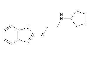 2-(1,3-benzoxazol-2-ylthio)ethyl-cyclopentyl-amine