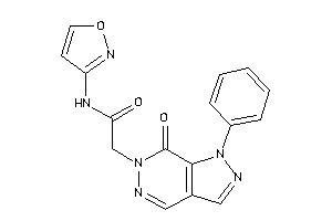 N-isoxazol-3-yl-2-(7-keto-1-phenyl-pyrazolo[3,4-d]pyridazin-6-yl)acetamide