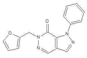 6-(2-furfuryl)-1-phenyl-pyrazolo[3,4-d]pyridazin-7-one