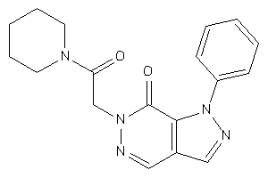 6-(2-keto-2-piperidino-ethyl)-1-phenyl-pyrazolo[3,4-d]pyridazin-7-one