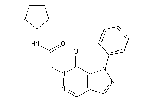 N-cyclopentyl-2-(7-keto-1-phenyl-pyrazolo[3,4-d]pyridazin-6-yl)acetamide
