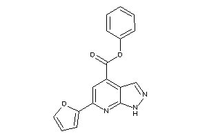 6-(2-furyl)-1H-pyrazolo[3,4-b]pyridine-4-carboxylic Acid Phenyl Ester