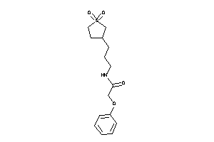 N-[3-(1,1-diketothiolan-3-yl)propyl]-2-phenoxy-acetamide