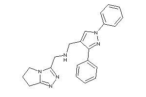 6,7-dihydro-5H-pyrrolo[2,1-c][1,2,4]triazol-3-ylmethyl-[(1,3-diphenylpyrazol-4-yl)methyl]amine